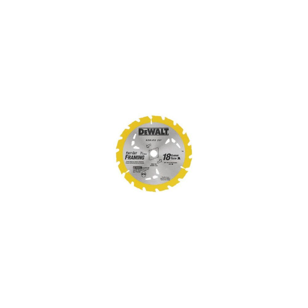 DeWalt DW3192 7-1/4IN 18TOOTH SERIES BLADE - CARDED