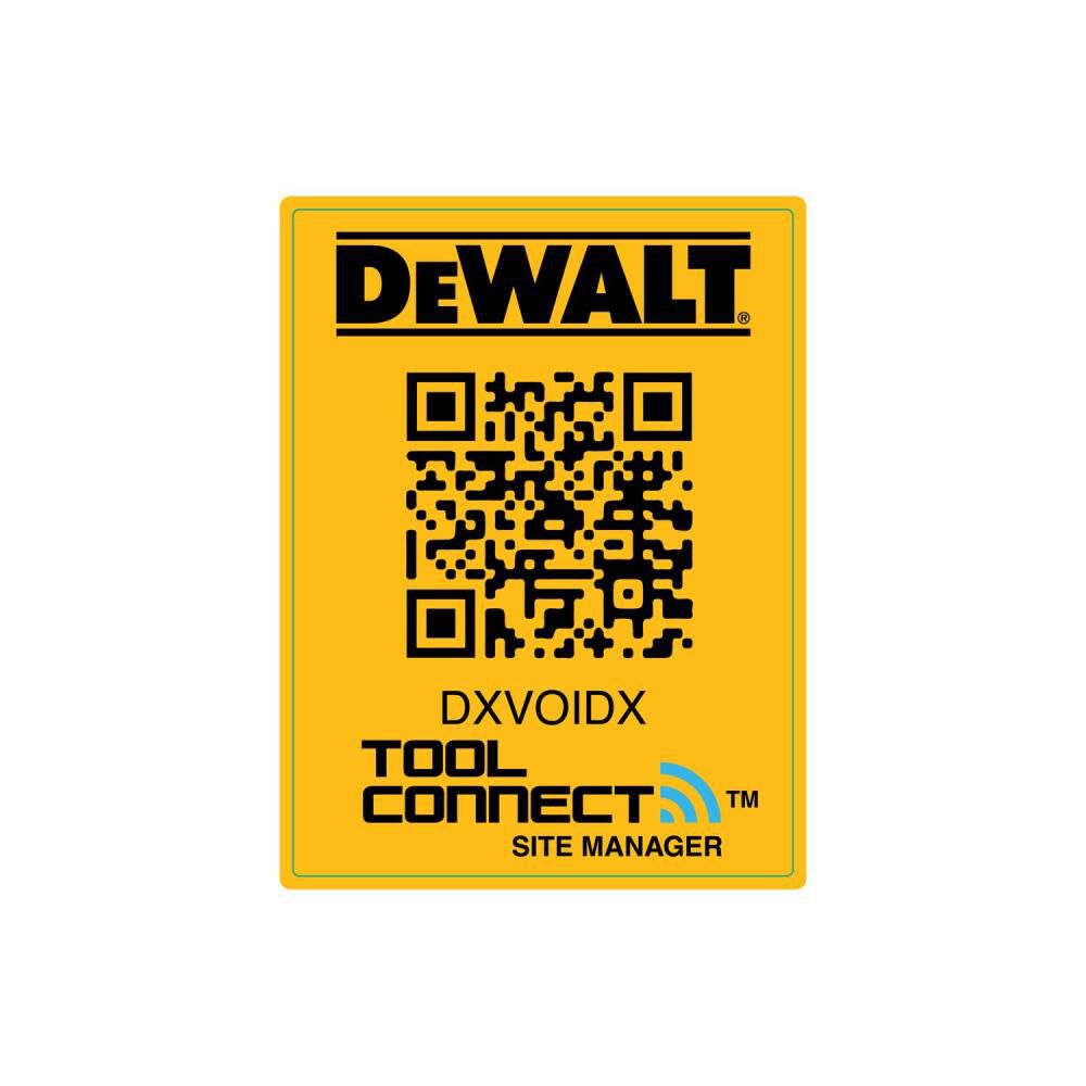DeWalt DCE052 QR LABEL - SMALL, NA113982