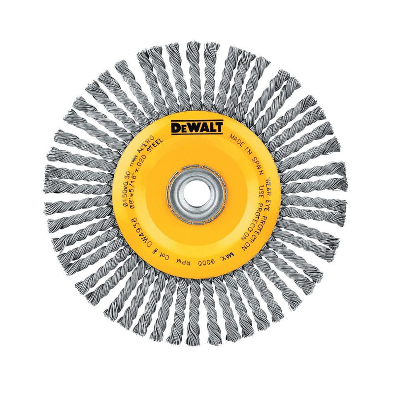DeWalt DW4936 6X5/8-11 XP CARB STNGR WIRE WHL (BULK)