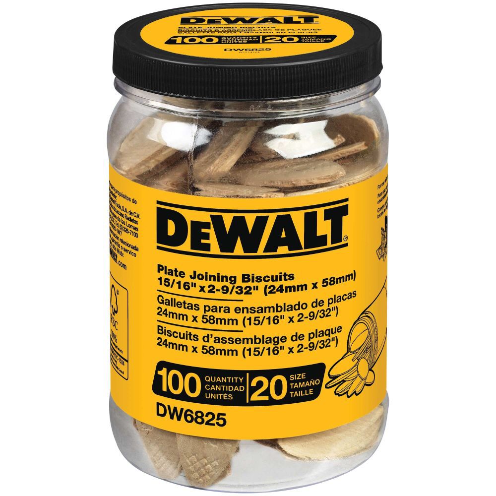 DeWalt DW6825 TUBE BISCUITS - SIZE 20