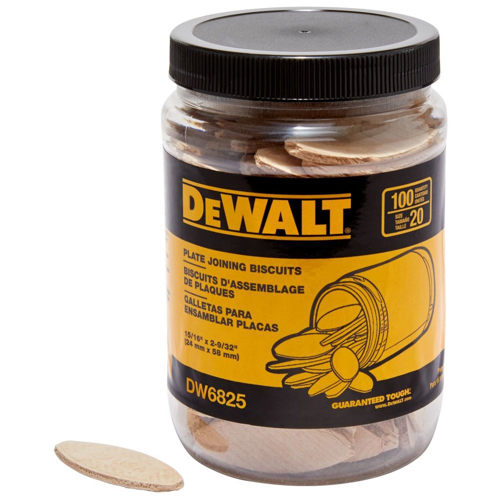 DeWalt DW6825 TUBE BISCUITS - SIZE 20