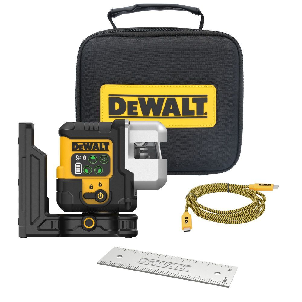 DeWalt DCLE14301GB DEWALT RECHARGEABLE 3 PLANE LASER - LESS