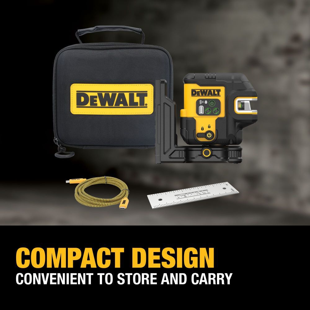 DeWalt DCLE14251GB DEWALT RECHARGEABLE 5 SPOT COMBO LASER