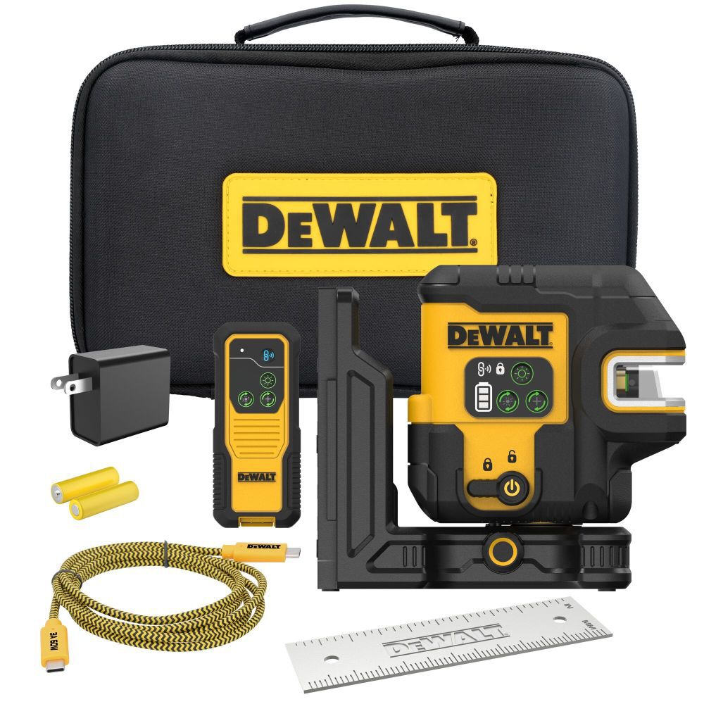 DeWalt DCLE14251G DEWALT RECHARGEABLE 5 SPOT COMBO LASER W