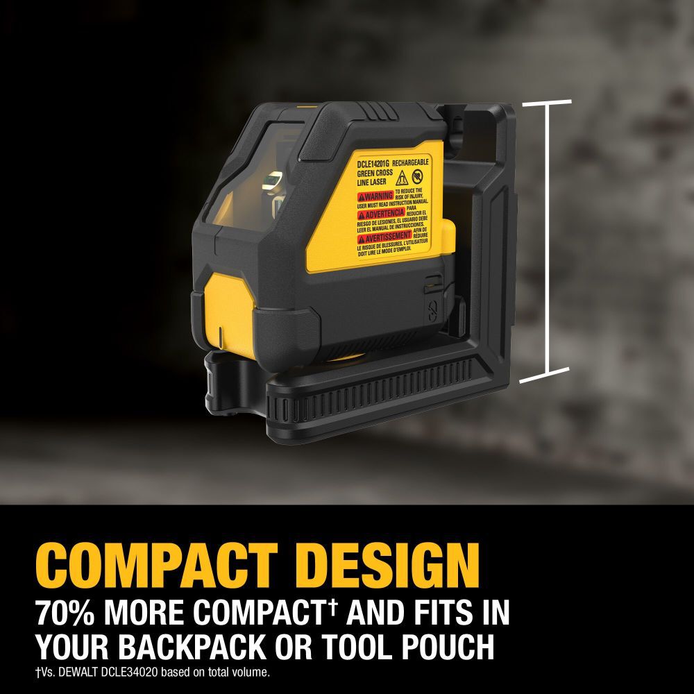 DeWalt DCLE14201RB DEWALT RECHARGEABLE RED CROSS LINE LASER
