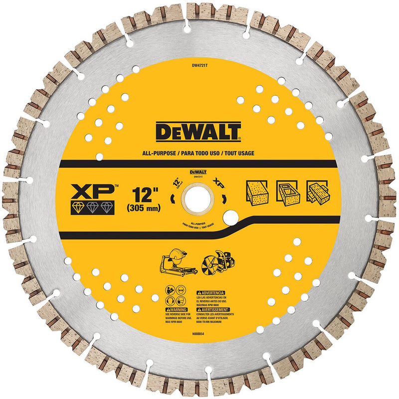 DeWalt DW4721T 12IN SEGMENTED XP GENERAL PURPOSE