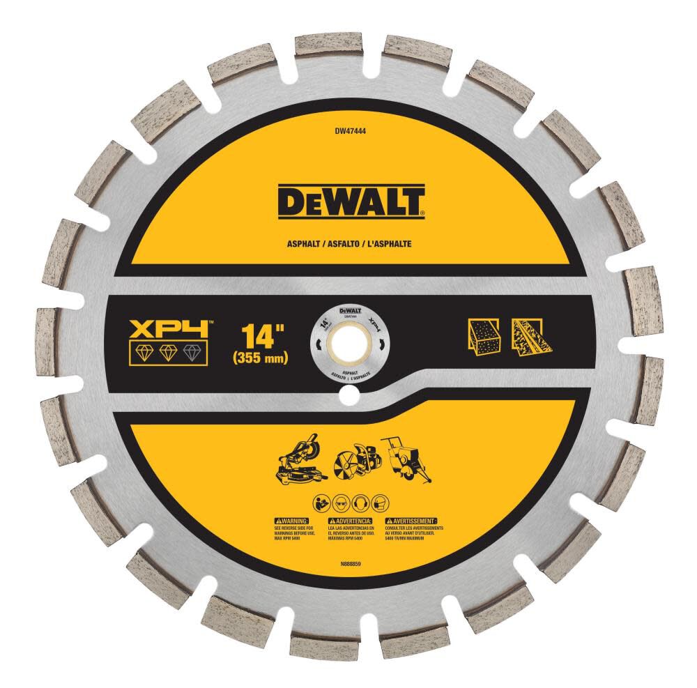 DeWalt DW47444 14IN SEGMENTED XP4 ASPHALT