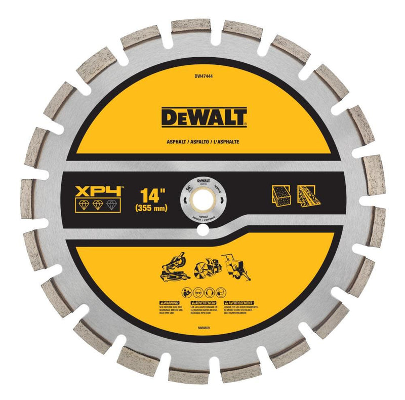 DeWalt DW47444 14IN SEGMENTED XP4 ASPHALT