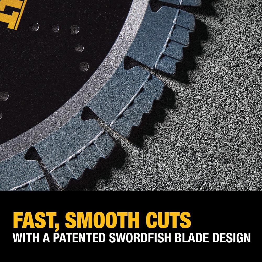 DeWalt DW47437 14IN SEGMENTED XP7 REINFORCED CONCRETE