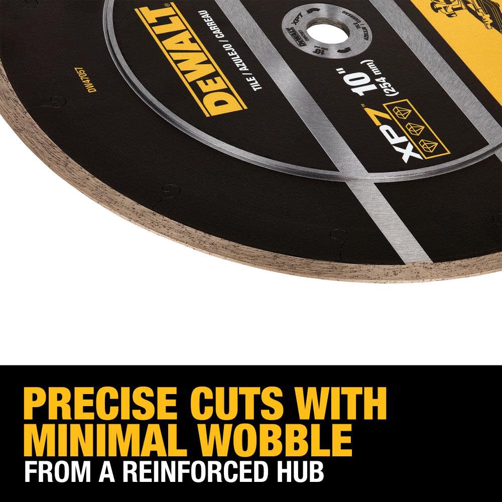 DeWalt DW47057 10IN CONTINUOUS XP7 TILE