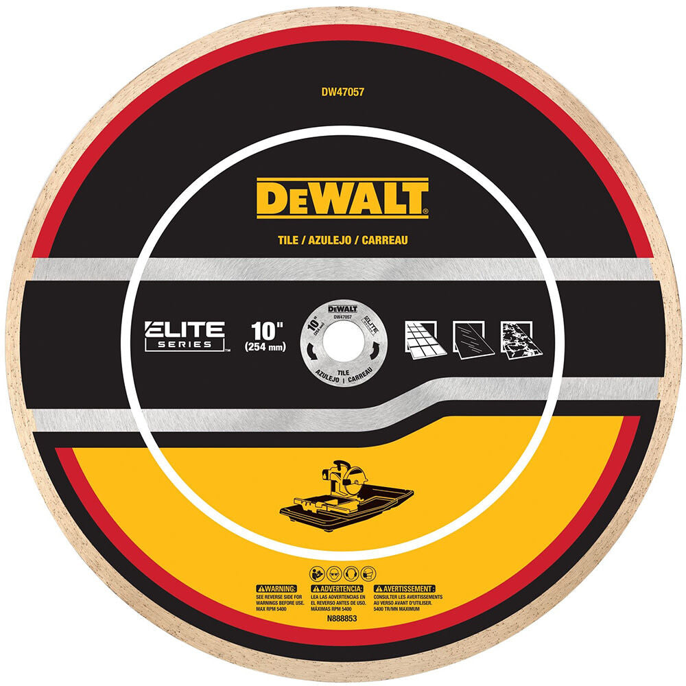 DeWalt DW47057 10IN CONTINUOUS XP7 TILE