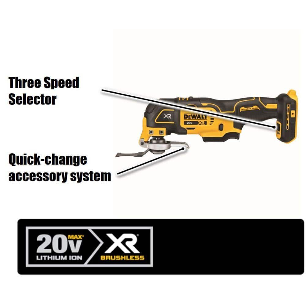 DeWalt DCS356D1 20V MAX XR BRUSHLESS OSCILLATING TOOL