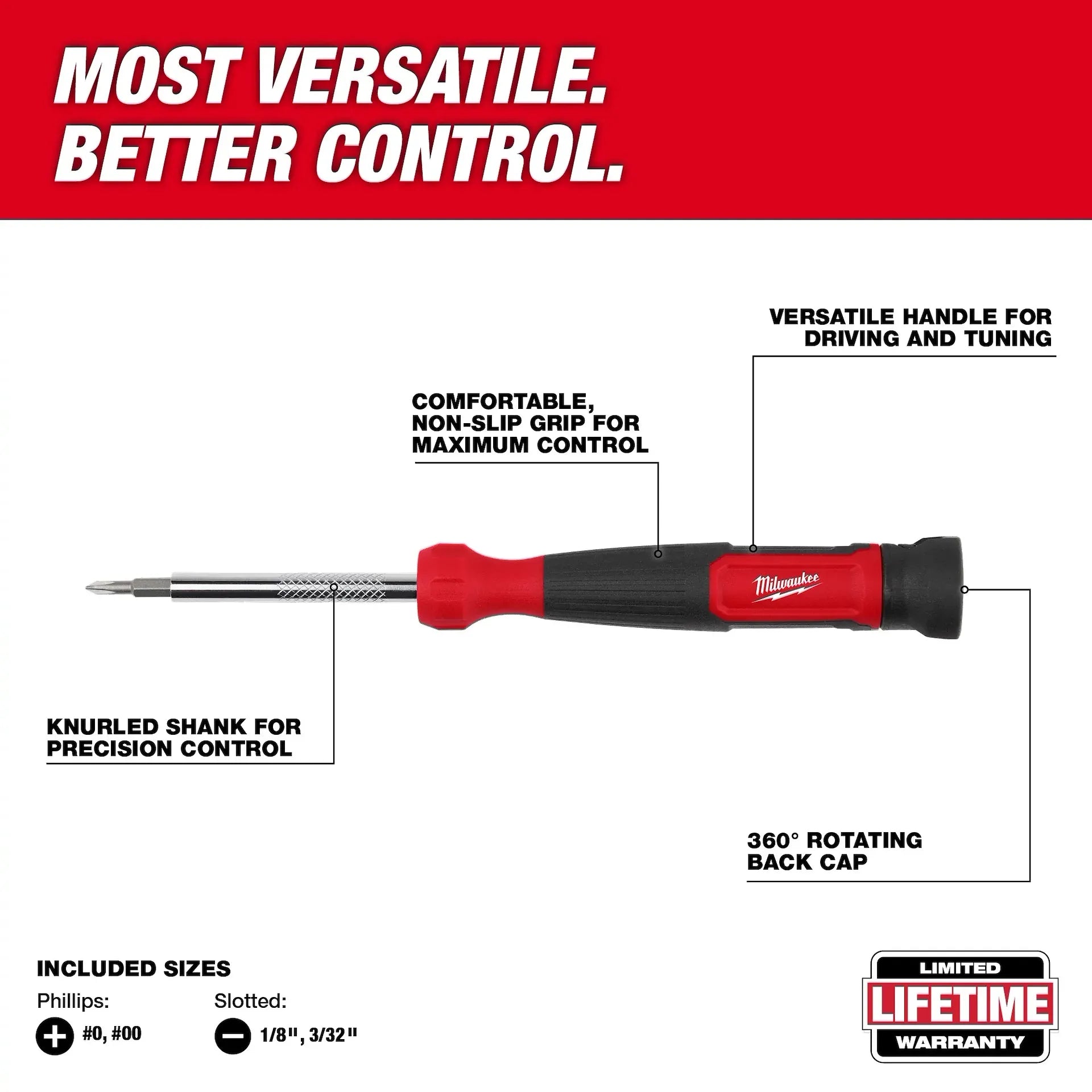 MILWAUKEE 48-22-2930 4IN1 PRECISION MULTI-BIT DRIVER