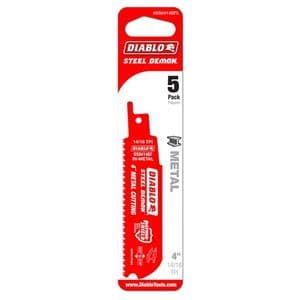 DIABLO DS0414BF5 Steel Demon 4" 14/18 TPI (Full Body) 5 Pack