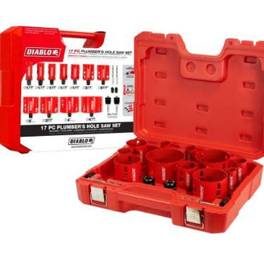 DIABLO DHS17SPL 17 PC PLUMBER'S HOLE SAW SET