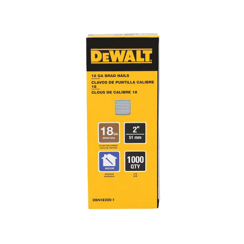 DeWalt DBN18200-1 18GA BRAD 2IN 1K