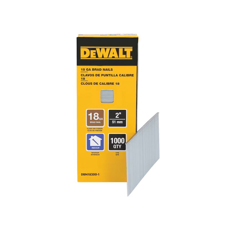 DeWalt DBN18200-1 18GA BRAD 2IN 1K