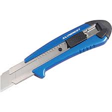 Tajima Rock Hard Aluminist, auto lock blade lock, 3 x Rock Hard Blade, blue AC-700B