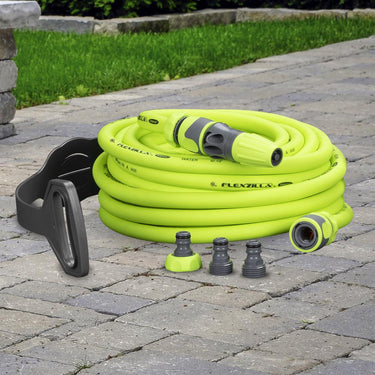 FLEXZILLA  HFZG12050QN 1/2" X 50' GARDEN HOSE KIT W/ QUICK-CHANGE ATTACHEMENTS
