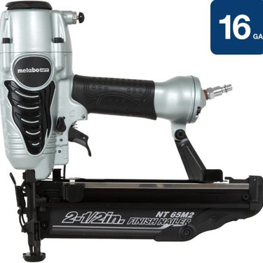 Metabo NT65M2SM HPT 2-1/2-in 16-Gauge Pneumatic Straight Finish Nailer