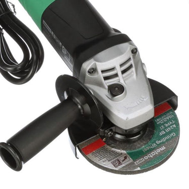 METABO G12SR4M HPT 4-1/2" 6.2A ANGLE GRINDER W/SLIDE SWITCH, CASE (BLADES INCLUDED)