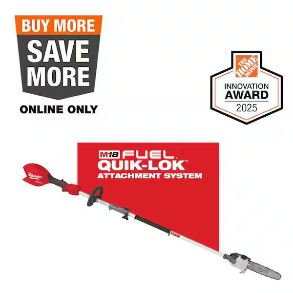 Milwaukee 3016-20PS M18 FUEL™ Pole Saw w/ QUIK-LOK™