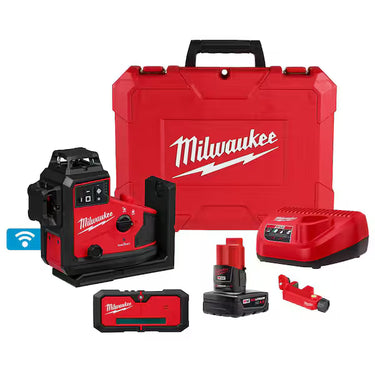 Milwaukee M12™ Green 360° 3-Plane Laser w/Automatic 3642-21