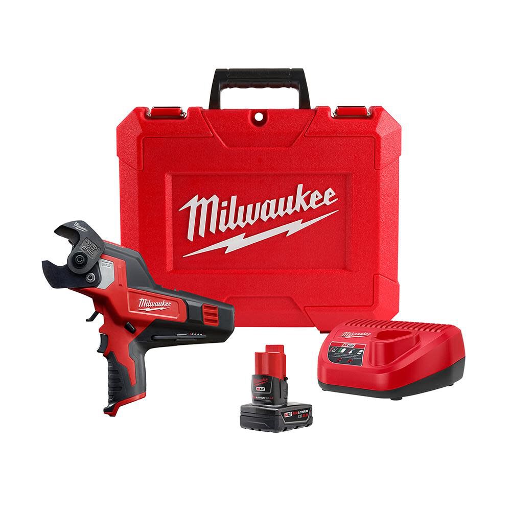 Milwaukee 2472-21XC M12™ 600 MCM Cable Cutter Kit