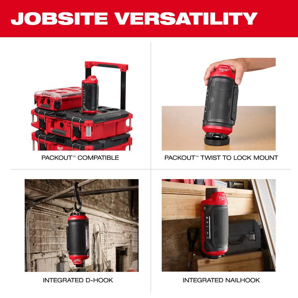MILWAUKEE 2955-20 M12 JOB-SITE SPEAKER
