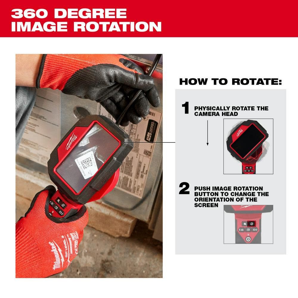 Milwaukee 2323-21 M12™ M-Spector™ 360 4' Inspection Camera