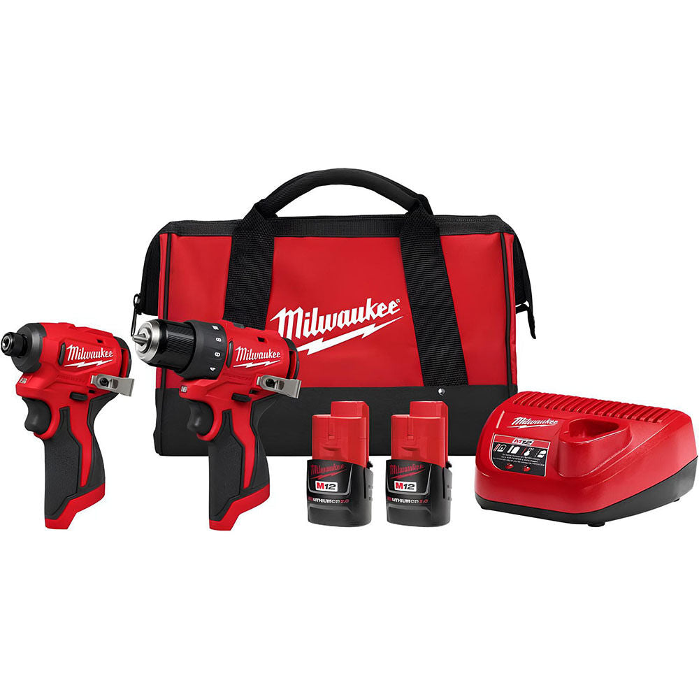 Milwaukee 3494-22 M12™ Subcompact Brushless 2-Tool Combo Kit