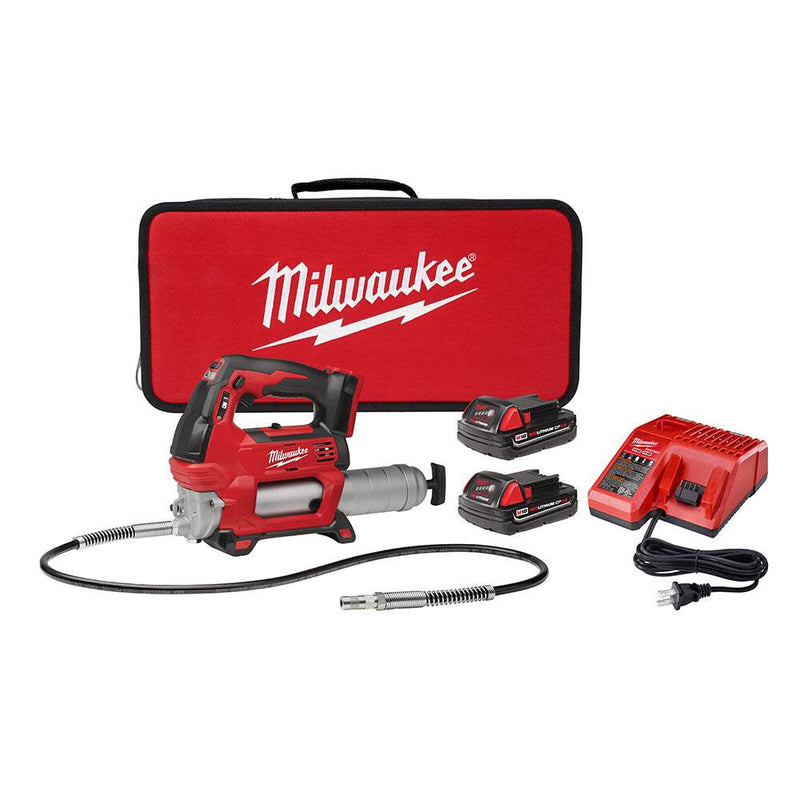 Milwaukee 2646-22CT M18™ Cordless 2-Speed Grease Gun Kit