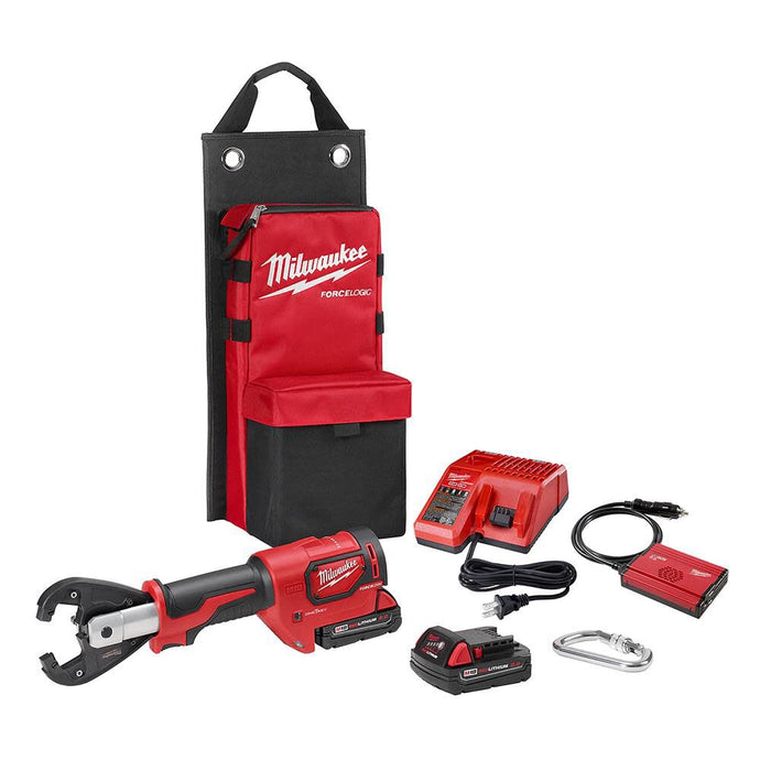 Milwaukee 2678-22K M18™ FORCE LOGIC™ 6T Utility Crimper Kit with Kearney Grooves