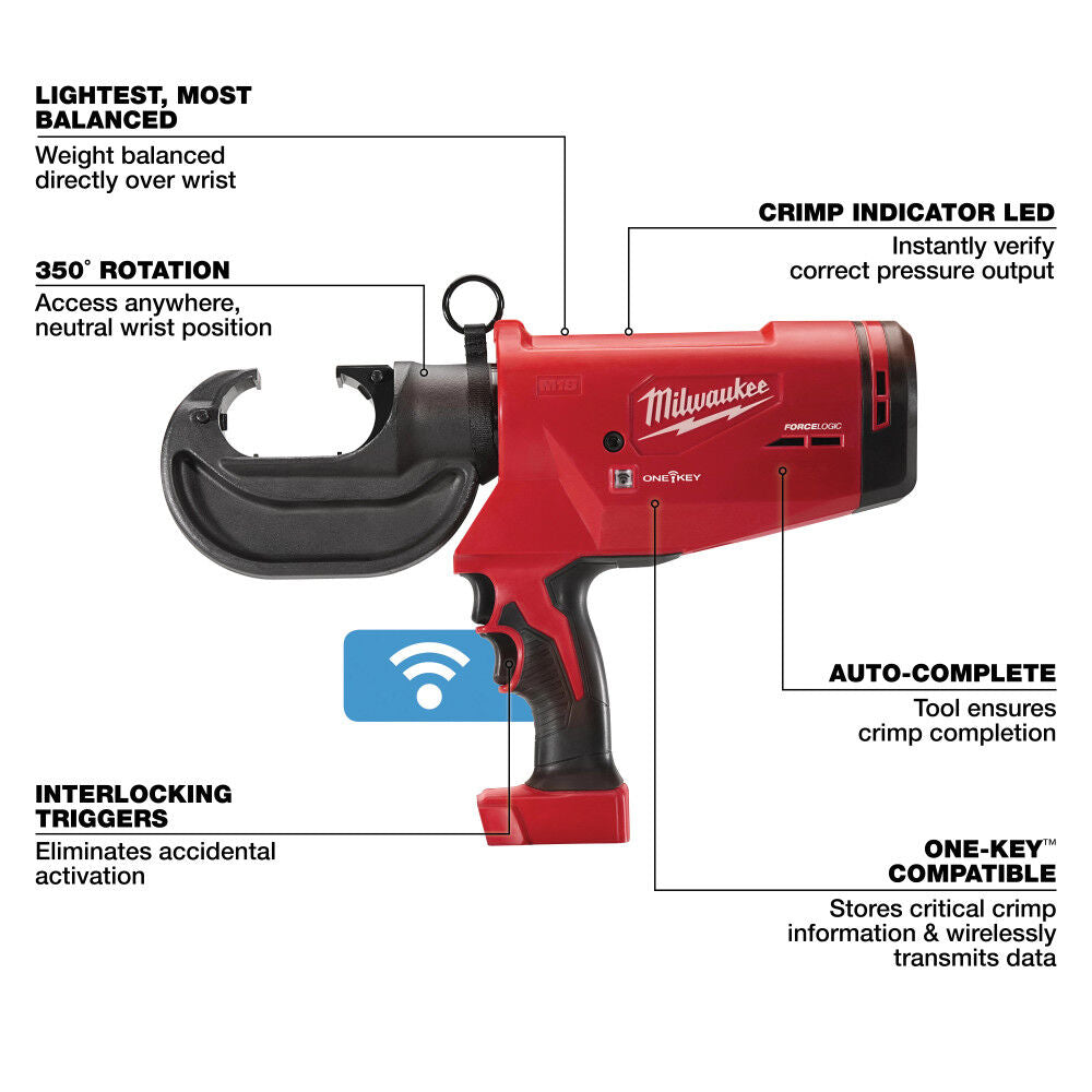 Milwaukee 2779-20 12T U DIE CRIMPER BULK