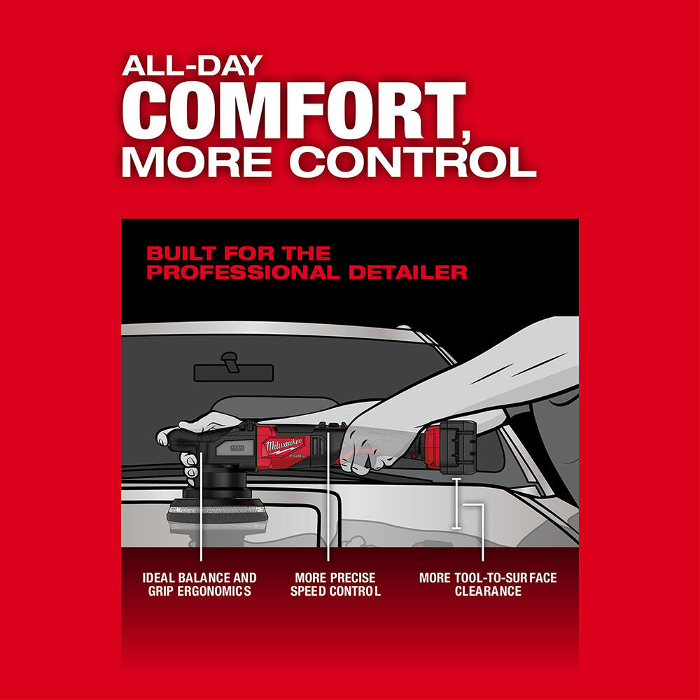 Milwaukee 2685-22HD M18 FUEL™ 21mm Random Orbital Polisher Kit