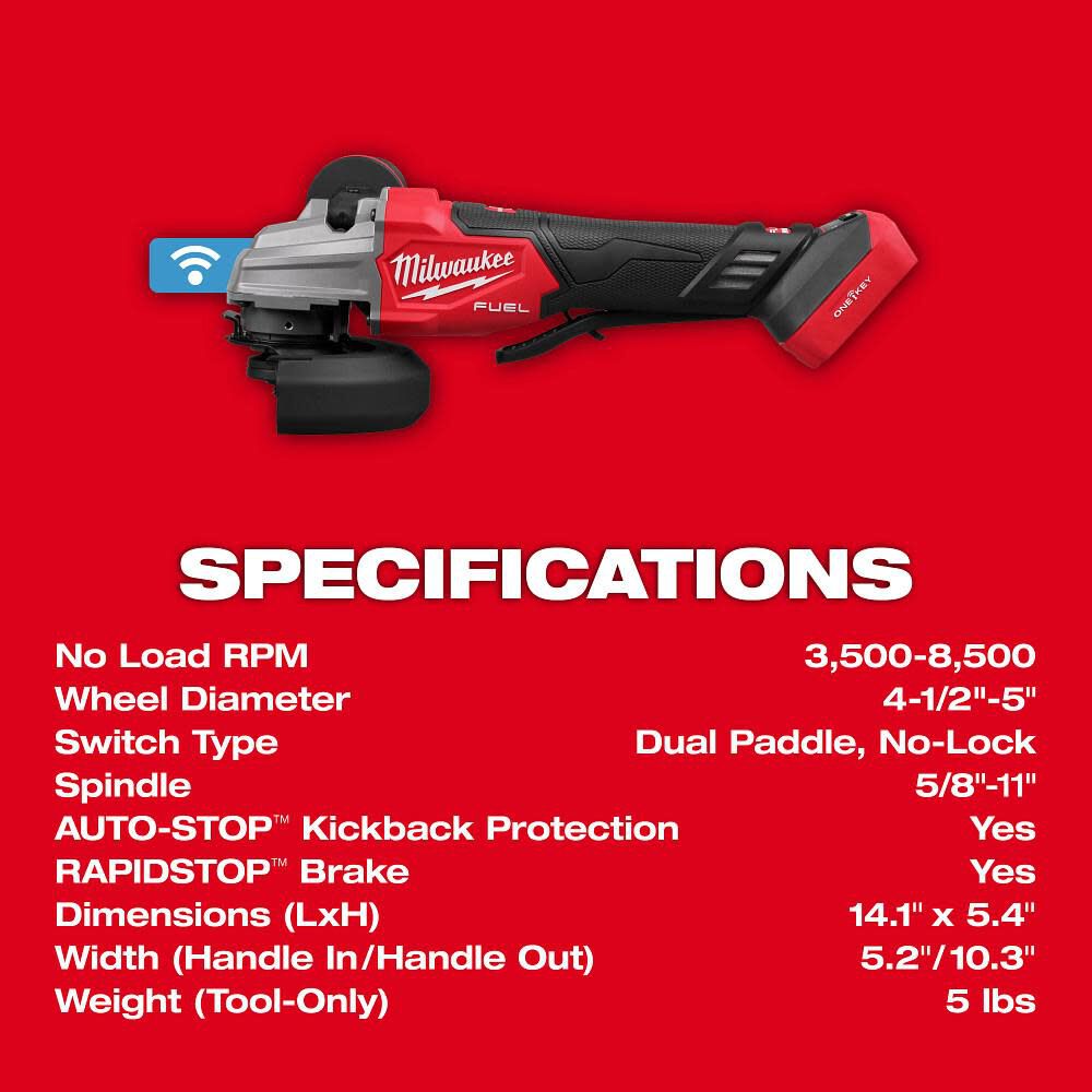 Milwaukee 2986-20 M18 FUEL™ 4-1/2