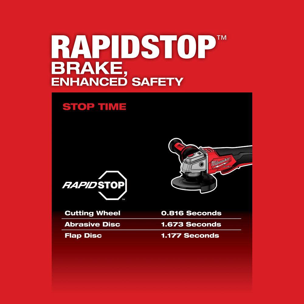 MILWAUKEE M18 FUEL VARIABLE SPEED GRINDER W/PADDLE SWITCH BARE 2888-20