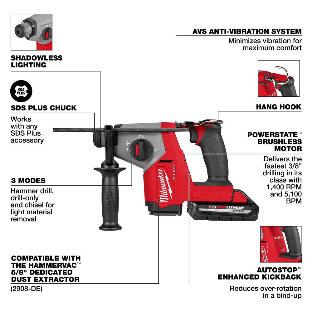 Milwaukee 2908-22DE M18 FUEL™ 5/8