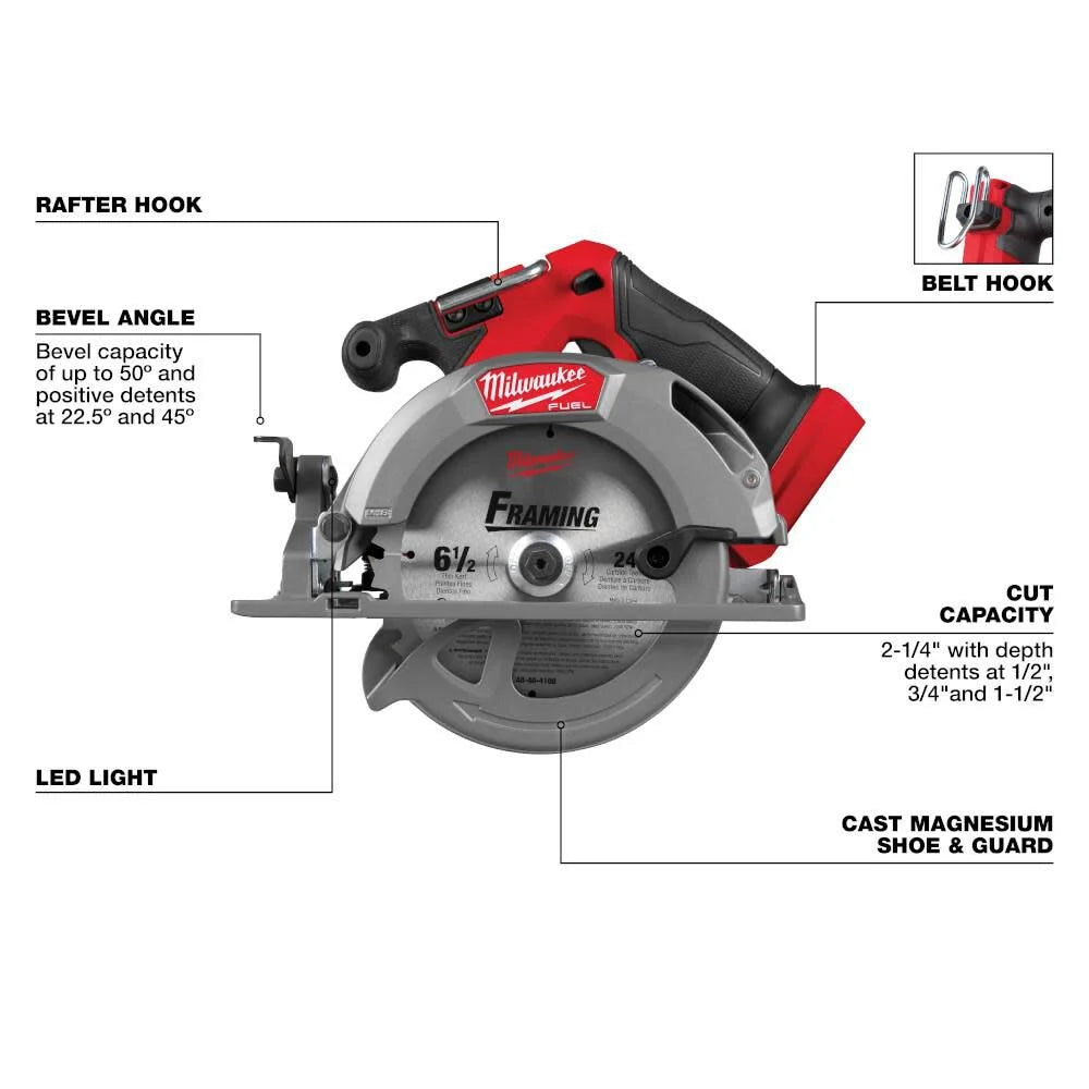 MILWAUKEE M18 FUEL GEN II 6-1/2