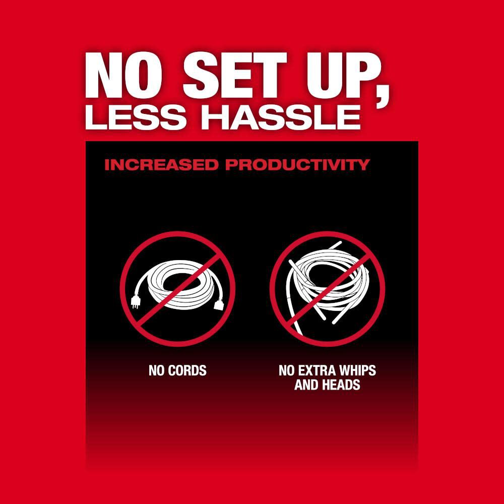 Milwaukee 2911-21 M18 FUEL™ 8' Concrete Pencil Vibrator Kit