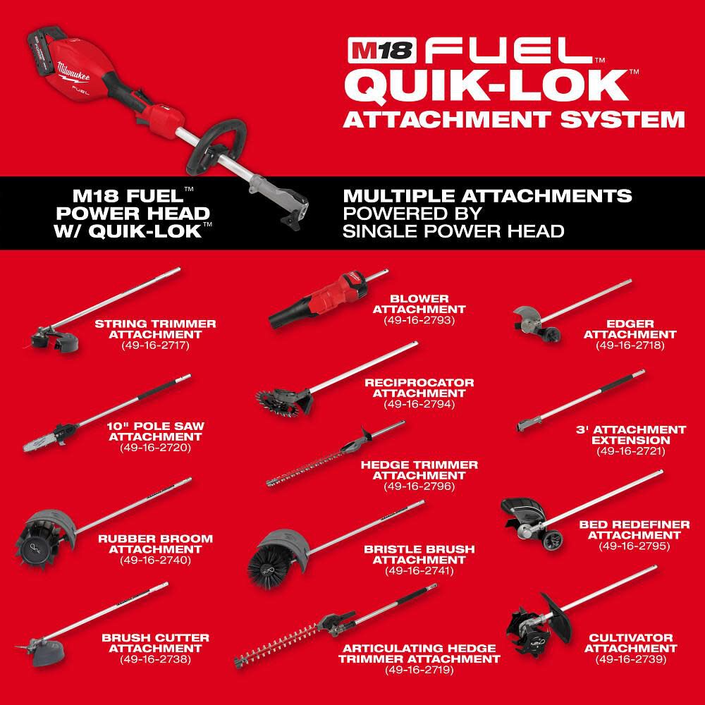 Milwaukee 3016-20PS M18 FUEL™ Pole Saw w/ QUIK-LOK™