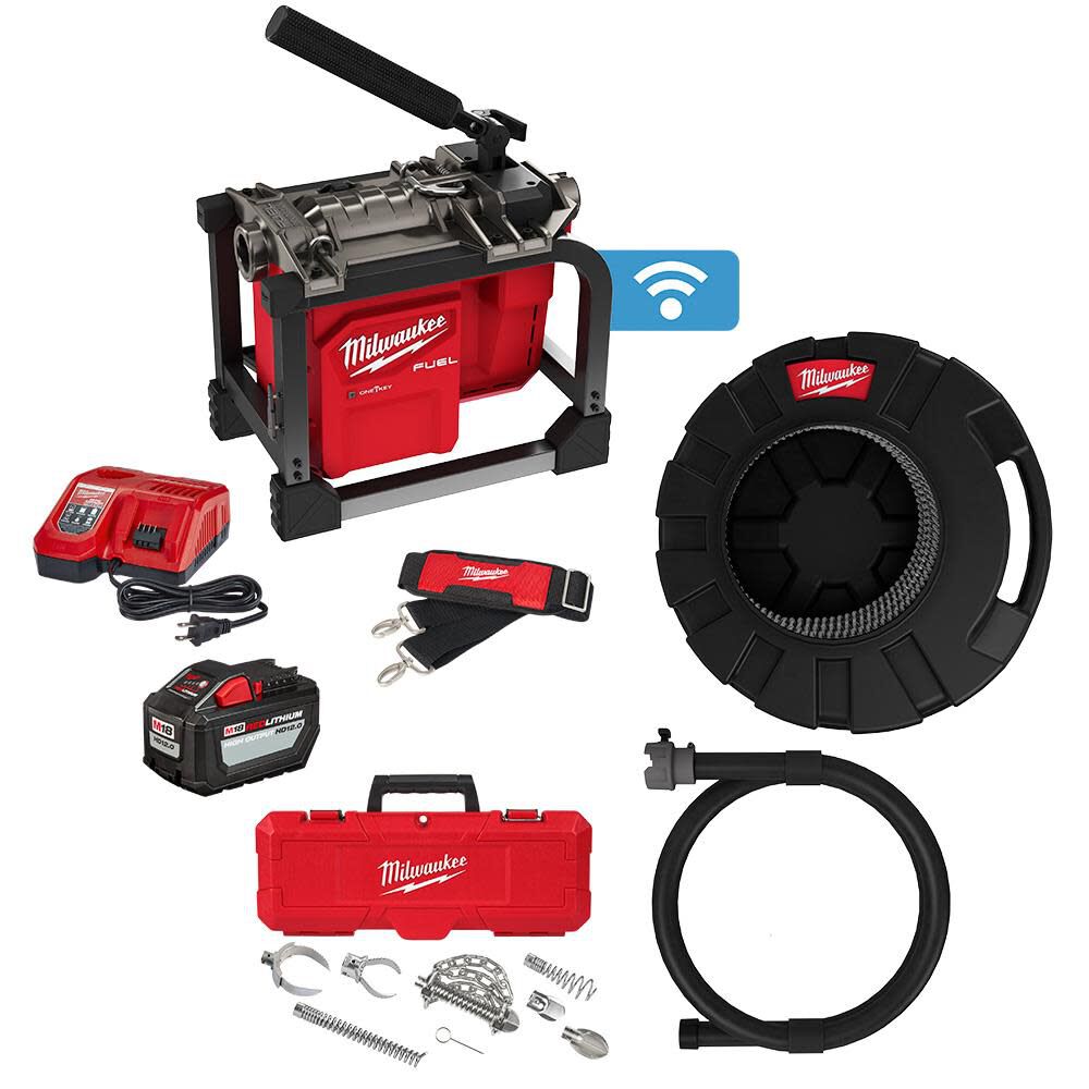 Milwaukee 2818A-21 M18 FUEL™ Sectional Machine with 7/8” Cable