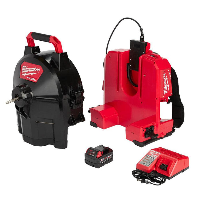 Milwaukee 2775A-211 M18 FUEL™ SWITCH PACK™ Sectional Drum Machine with 5/16” Cable