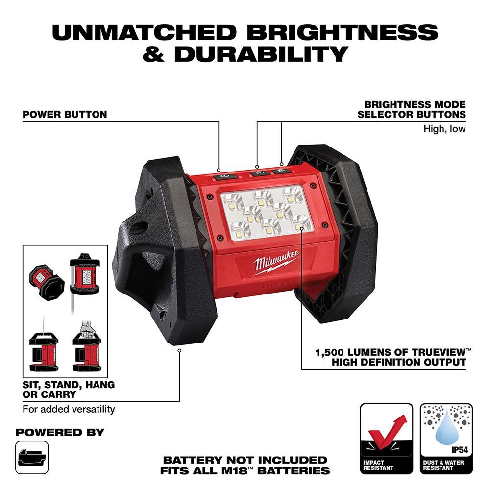 Milwaukee 2361-20 M18™ ROVER™ Flood Light (Tool Only)