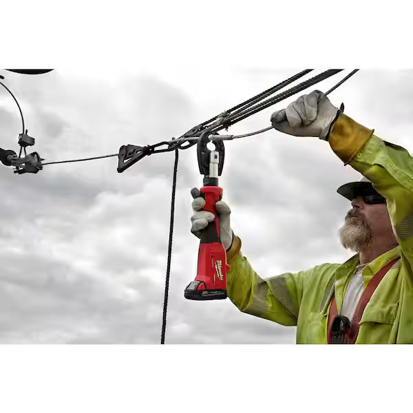 Milwaukee 2978-OCUT M18™ FORCE LOGIC™ 6T Linear Utility Crimper w/ O-D3 Jaw & Cutting Jaws