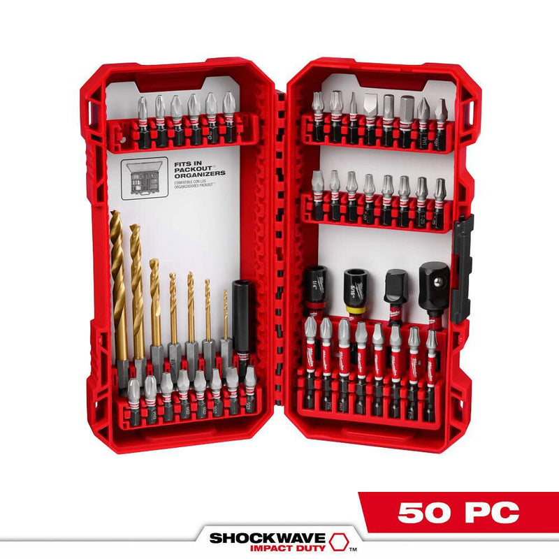 MILWAUKEE 48-32-4013 50PC IMPACT DRILL DRIVE SET