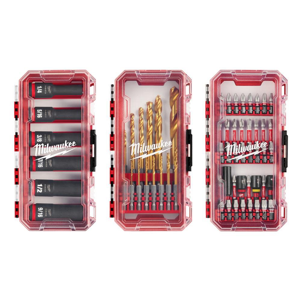 MILWAUKEE 48-32-5162 60PC IMPACT SET SW PACKOUT