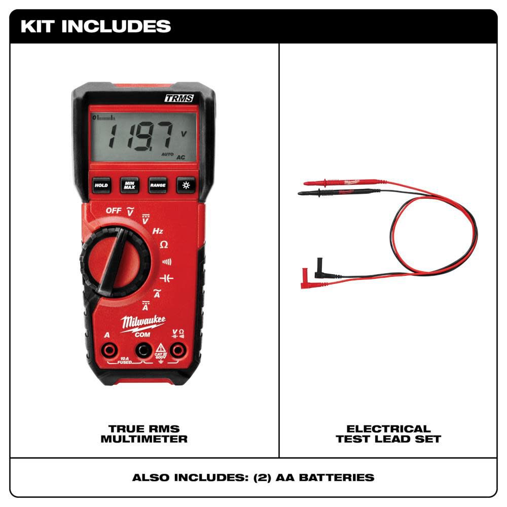 Milwaukee 2216-20 Digital Multimeter