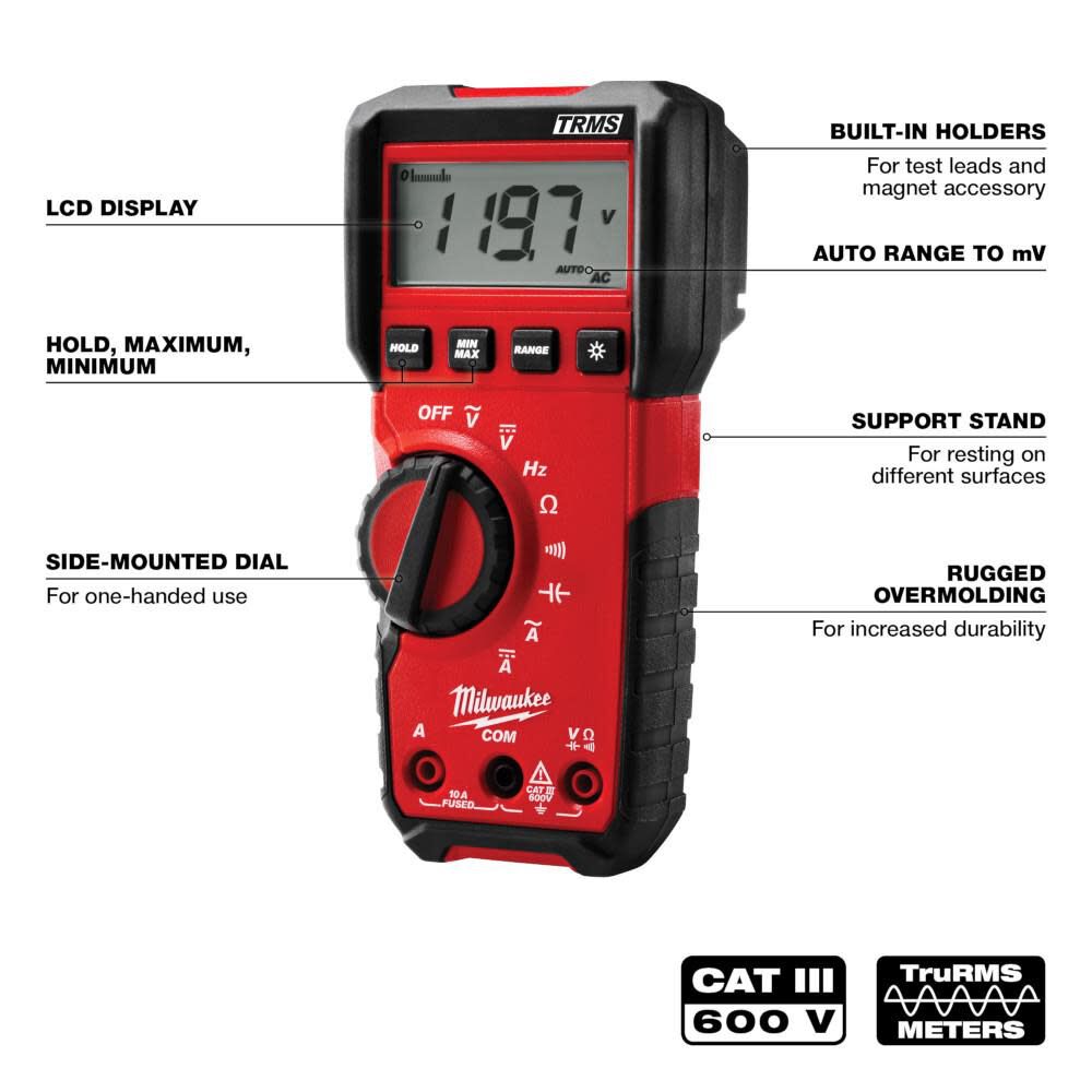 Milwaukee 2216-20 Digital Multimeter