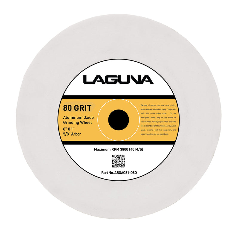 LAGUNA ABGAO81-080 80 GRIT ALUMINUM OXIDE WHEEL